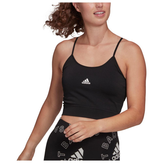 Adidas Γυναικεία αμάνικη μπλούζα crop